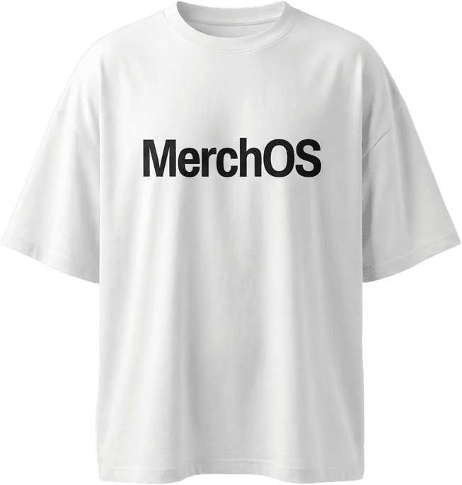 MerchOS custom t-shirt